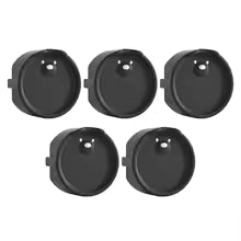 cache prise lot de 5 noir