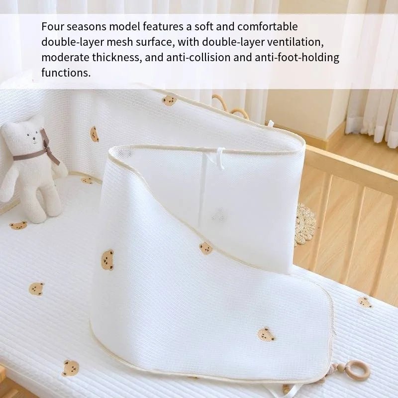 tour de lit respirant - "BearMoon" - Nimaë Univers Bébé