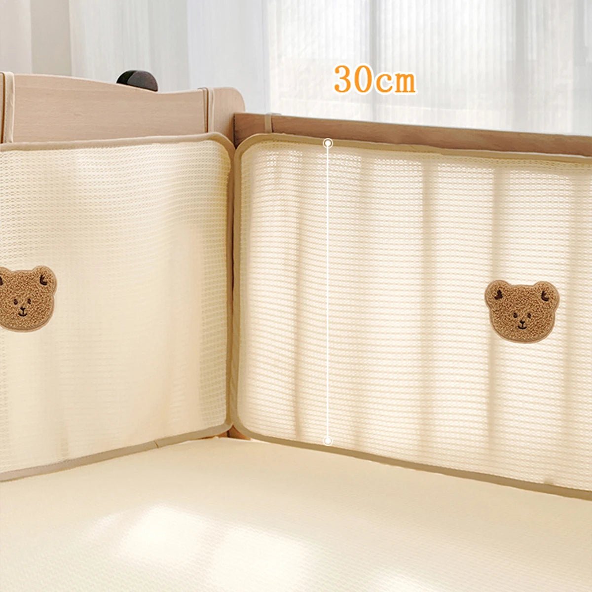 Tour de lit respirant "Ourson" - Nimaë Univers Bébé