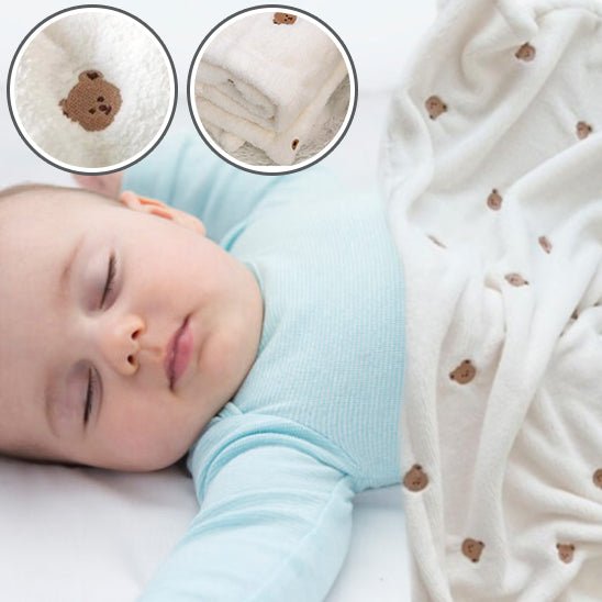 Couverture bébé - Ourson - confort et douceur - Nimaë Univers Bébé