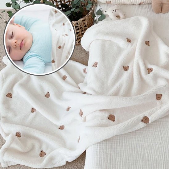 Couverture bébé - Ourson - confort et douceur - Nimaë Univers Bébé
