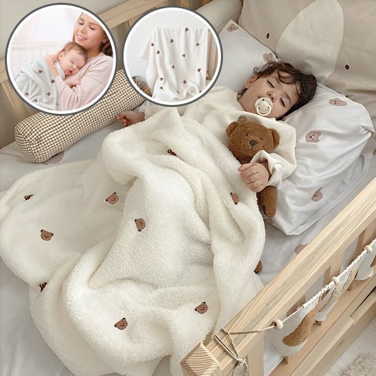 Couverture bébé - Ourson - confort et douceur - Nimaë Univers Bébé