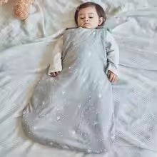 gigoteuse bébé grise etoile blanche