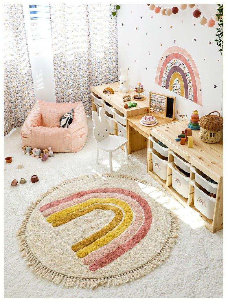 Tapis chambre bébé "Arc en ciel" - Nimaë Univers Bébé