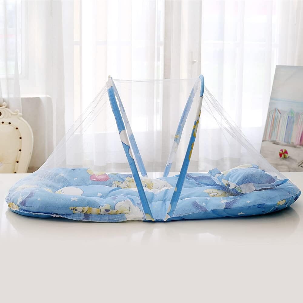 Moustiquaire Lit Bébé - SleepNest™ - Bleu - Nimaë Univers Bébé