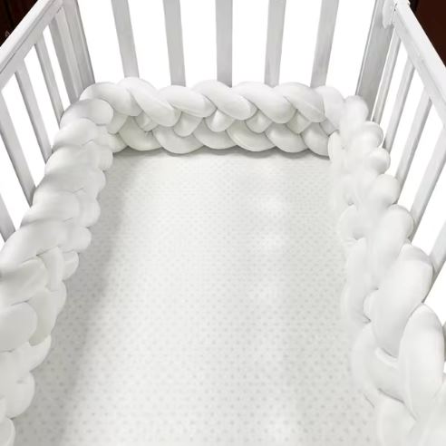 Tour de Lit Bébé - CozyKnot™ - Blanc - Nimaë Univers Bébé
