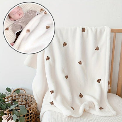 Couverture bébé - Ourson - confort et douceur - Nimaë Univers Bébé