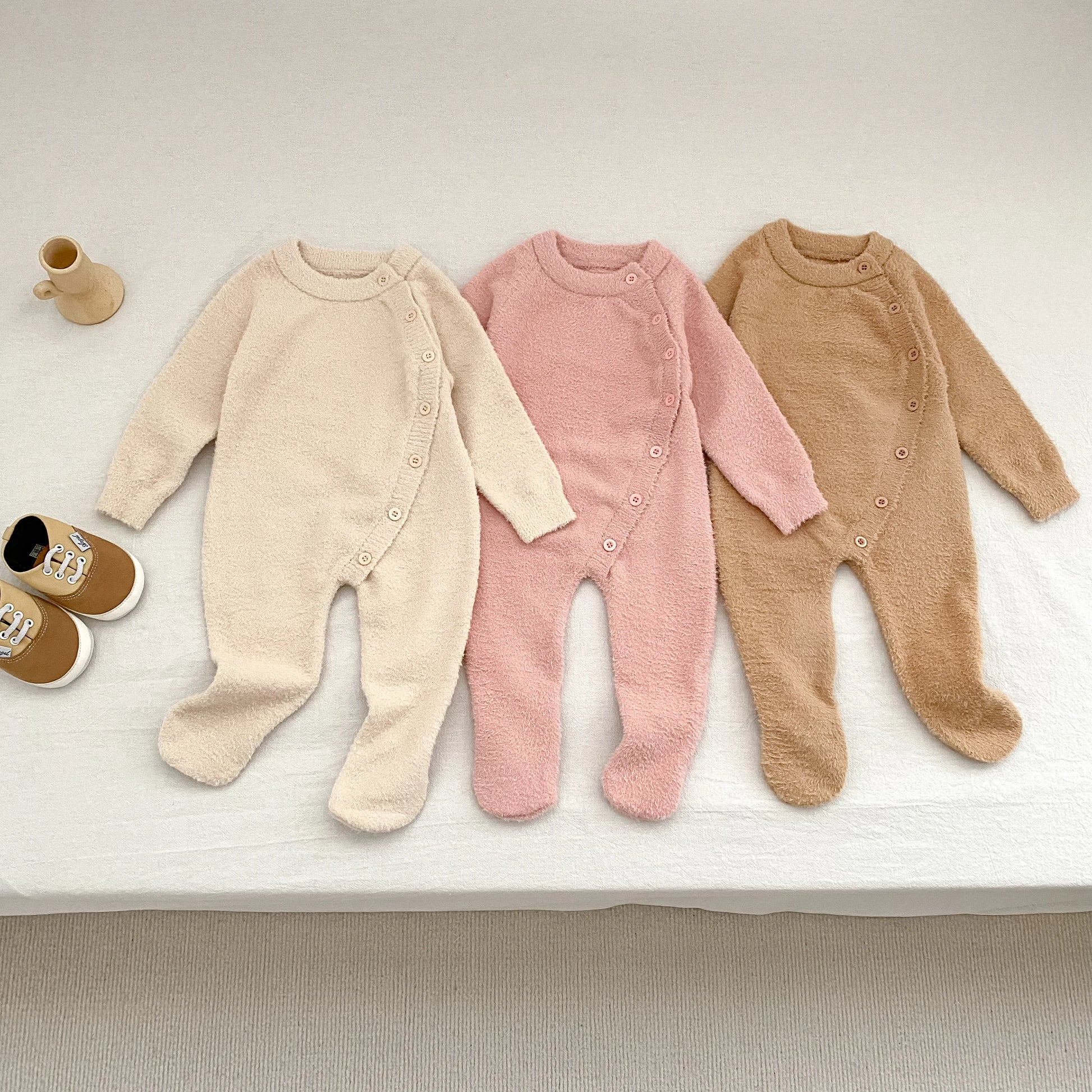 Pyjama barboteuse fille garçon "Minidou" - 3 à 24 mois - 3 coloris - Nimaë Univers Bébé