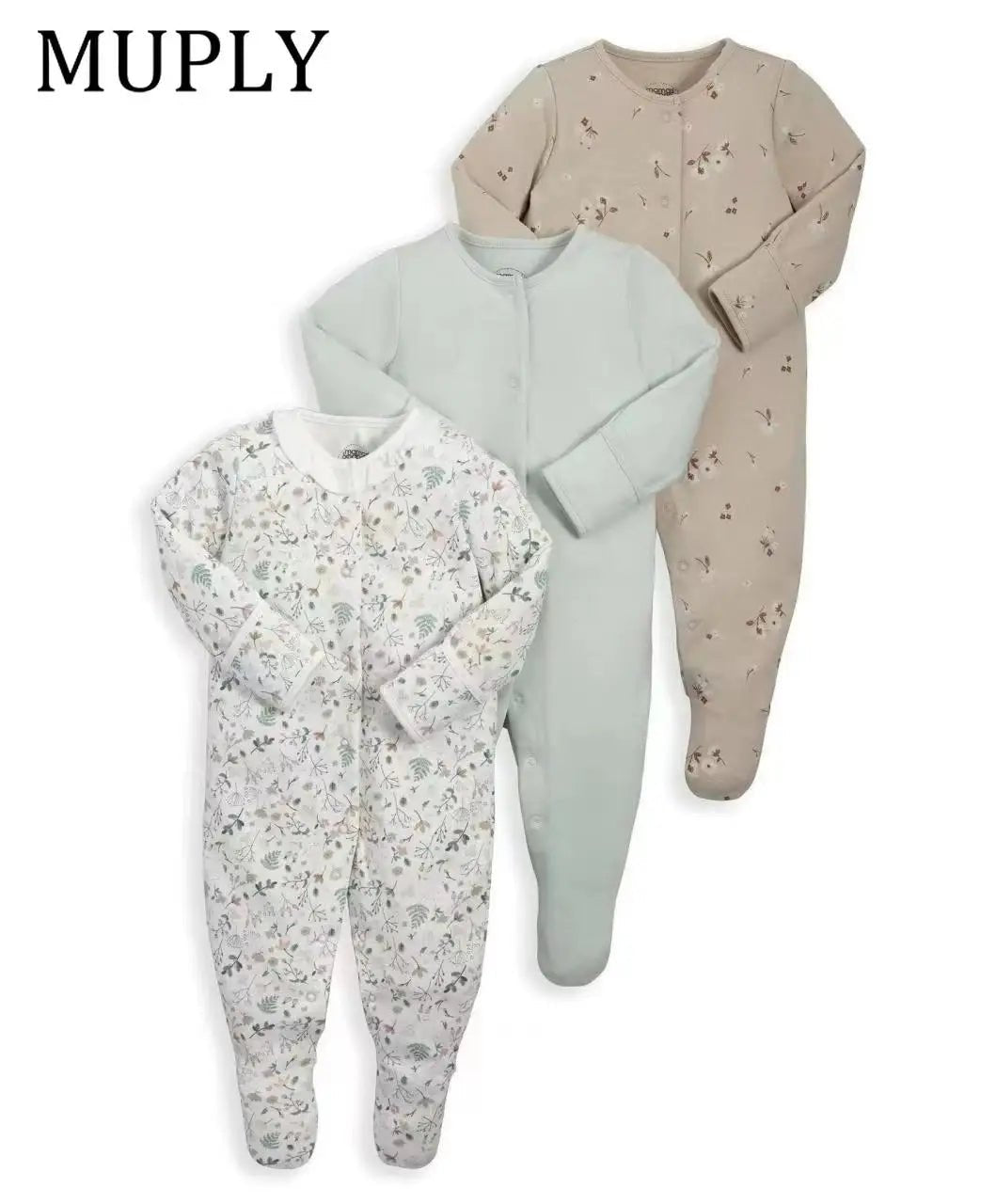 Pyjama bébé fille garçon - Automne hiver - Lot de 3 - 3 à 18 mois - Nimaë Univers Bébé