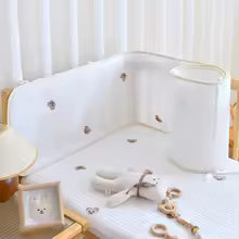 tour de lit respirant - "BearMoon" -