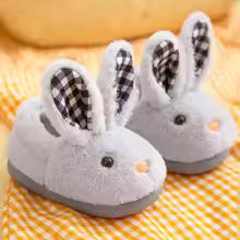 chaussons enfant  "Lapin" - fille - 3 coloris - du 24 au 27