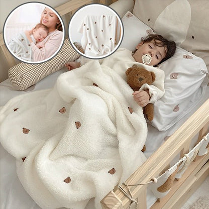 Couverture bébé - Ourson - confort et douceur - Nimaë Univers Bébé