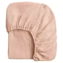Drap housse - coloris rose- Nimaë univers bébé