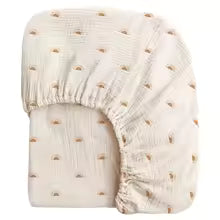 Drap housse - coloris soleil- Nimaë univers bébé