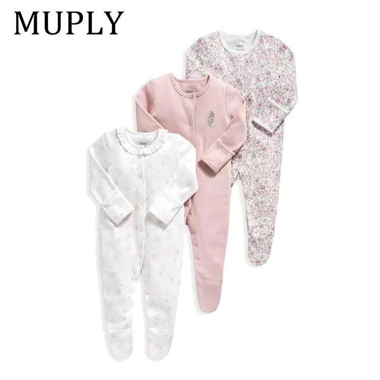 Pyjama bébé fille garçon - Automne hiver - Lot de 3 - 3 à 18 mois - Nimaë Univers Bébé