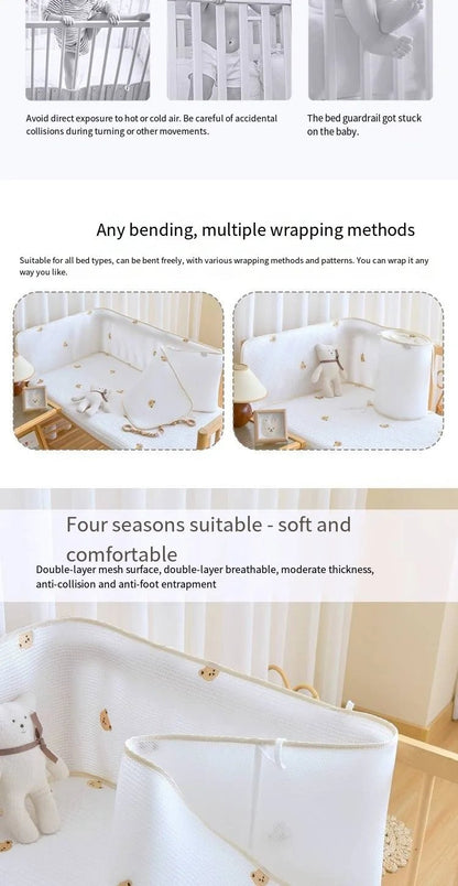 tour de lit respirant - "BearMoon" - Nimaë Univers Bébé