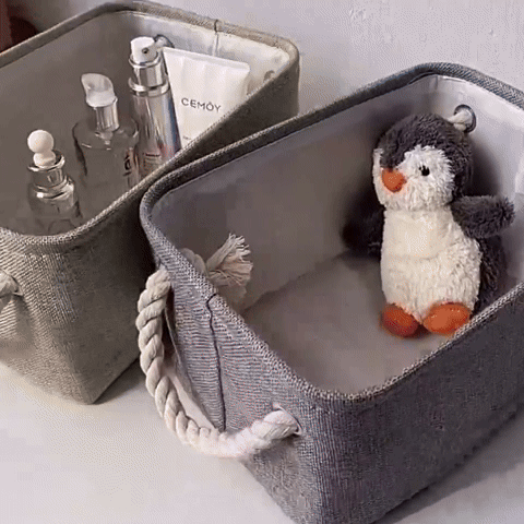 video demo utilisation rangement textile jouet ou soins bébé